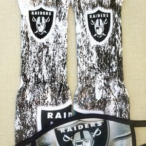 New Custom RAIDERS Sock & Mask Set